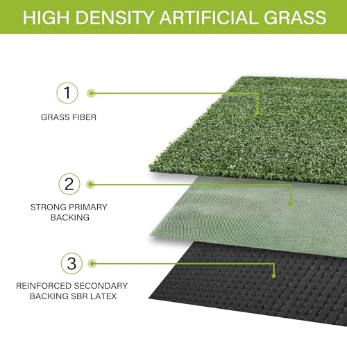 Image of SUNTURF Dog Grass Pads 6 x 10 FT, 0.4 inch Artificial Grass Pee Pads for Dogs Potty Extra Large Fake Grass Rug Turf Mat for Dogs Training Garden Lawn Artificial Grass Rug Indoor Outdoor