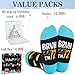 Juesly 17 Year Old Birthday Gifts for Boys - Socks for Boys with Pop Up Birthday Card, Presents for 17 Year Old