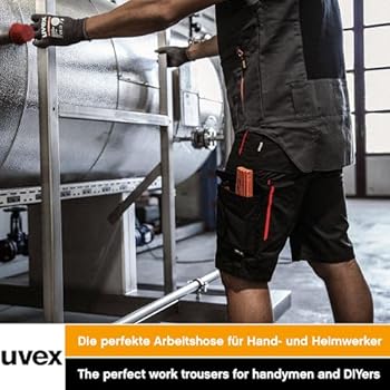 uvex Echor Bermuda - korte premium werkbroek - cargobroek voor heren
