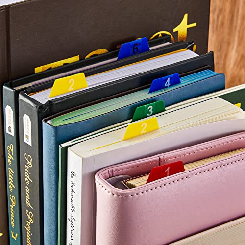 50 Pieces Index Card Guide Set Alphabet Sticker Index Card Dividers Self Adhesive Number Stickers Index Card Dividers With Tabs For Office Business Classroom Products (Assorted Color, 5 X 8 Inch) #TOP5