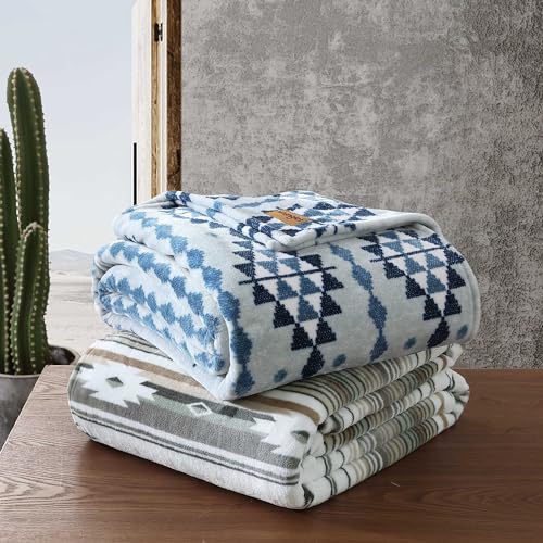 Manta reversible suave y doble tamaño Twin para cama y sofá Wrangler miniatura 6