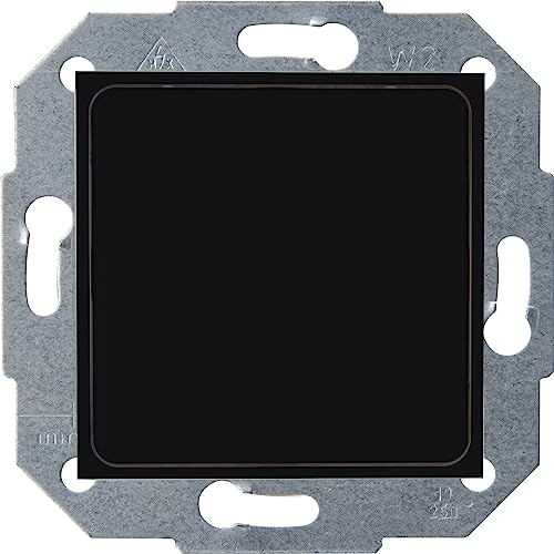 Cache d'obturation Kopp HK07 noir mat lot de 5 pour plaque de finition