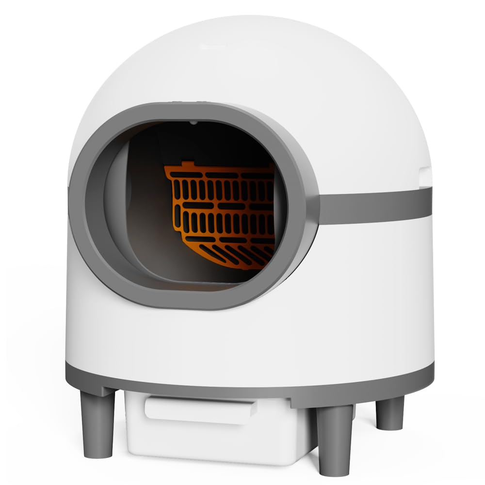 Self-Cleaning Cat Litter Box, Large Capacity Automatic Cat Litter Box, Integrated Safety Protection/APP Control/Odour Removal, Large Self Cleaning Cat Litter Box