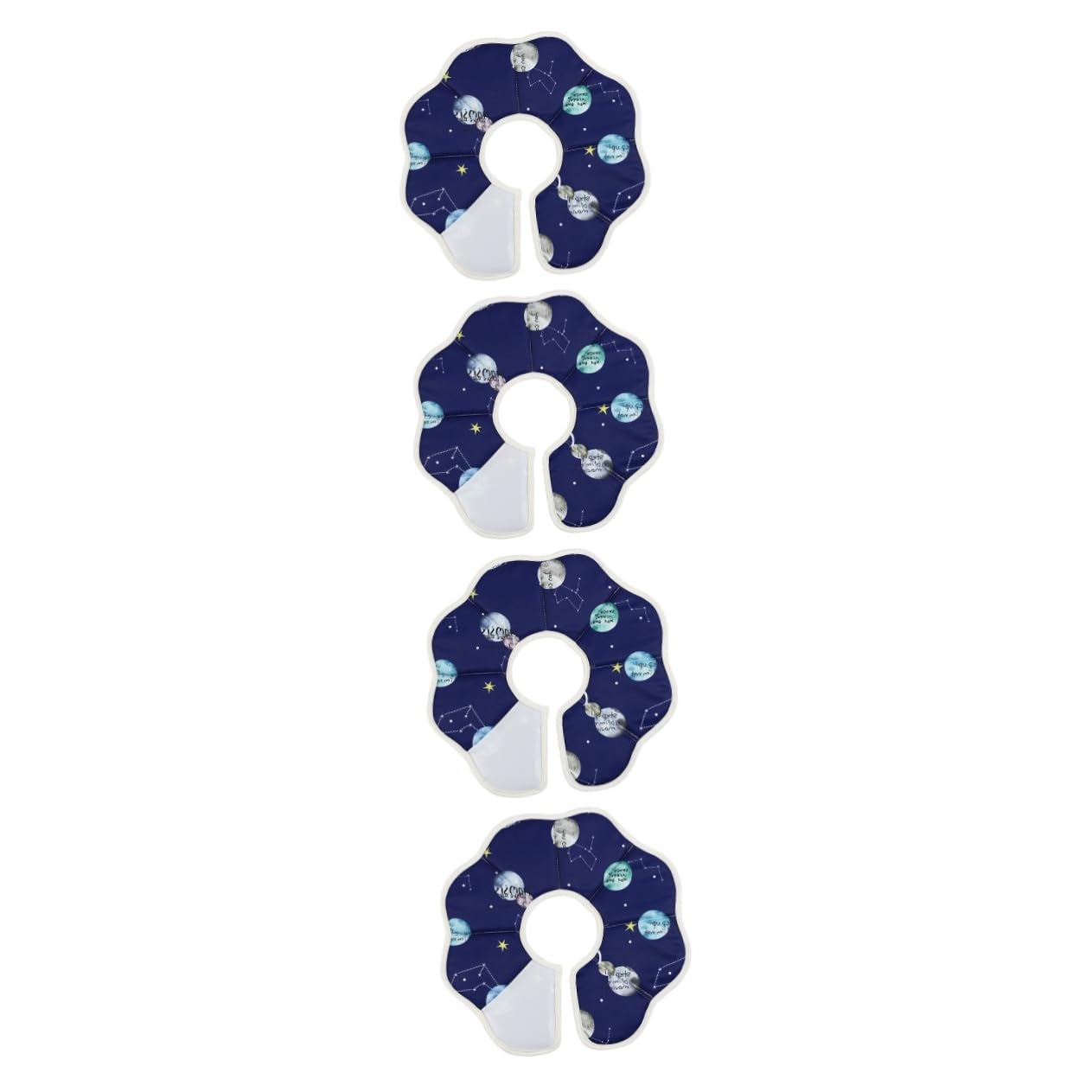 Mipcase 4pezzi Collare Decorativo Per Gatti Collare Traspirante Per Morbido e Confortevole Previene Leccare e Grattare Per Gattini e Cani Di Piccola Taglia
