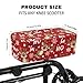 Cugasmaru Christmas Reindeer Knee Scooter Accessories Soft Knee Scooter Pad Cover Cute Cover for Knee Scooter Pad Washable Walker Accessory for Knee Roller Fits Most Knee Scooters