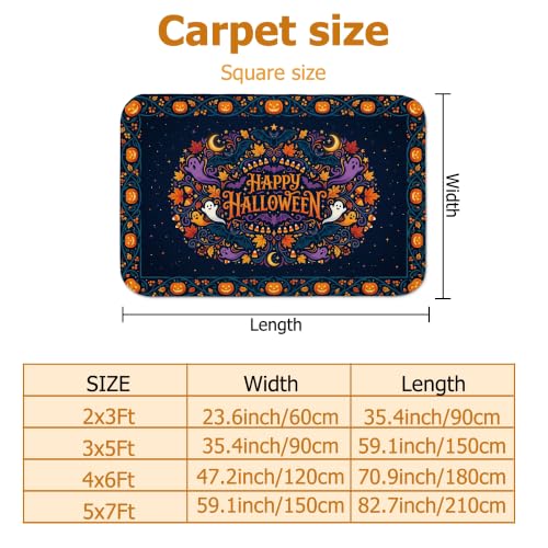 Alfombra de pelo bajo lavable con esponja protectora para dormitorio 3