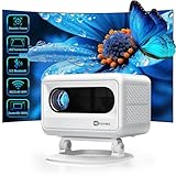 [Electric Focus] Himovies Projector, Mini Projector with WiFi and Bluetooth, ±50° Vertical Keystone Portable Projector with Stand, FHD 1080P Movie Projector for Smartphone/TV Stick/HDMI/USB