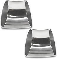 Vista 7 de Tubo de codo de escape de 2.5 pulgadas de diámetro exterior de 45 grados (codo doblado de mandril) SS304 de acero inoxidable apto para codo