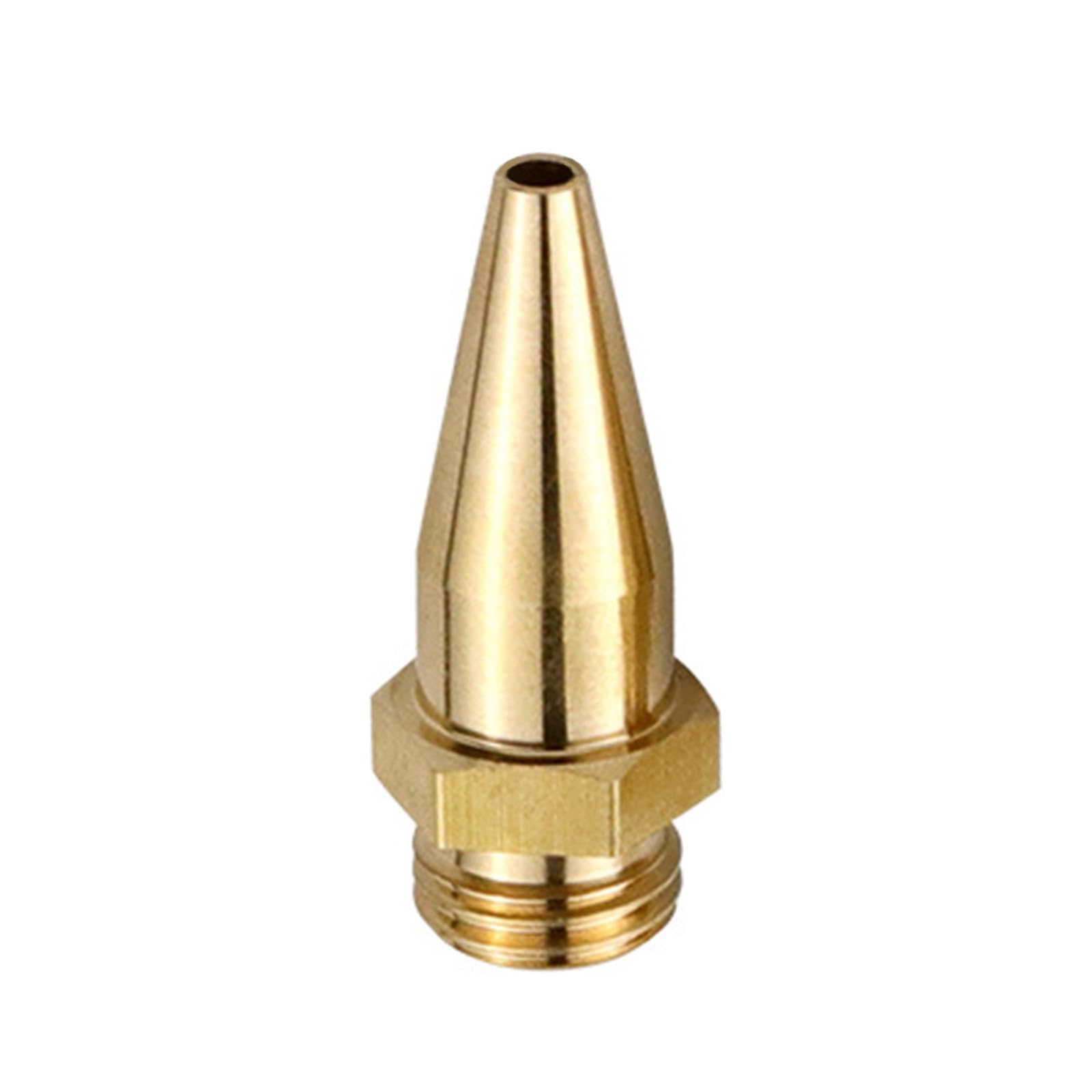 Buxuaaaa 2.5X32mm With Hexago Assisted Quick Flows Adhesive Nozzle With Aluminum Alloy Cores Suitable For Crafting & Diyer Tasks Copper Aluminum Adhesive Nozzle