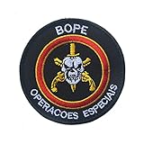 Phoenix Ikki 各国 特殊部隊 SWAT スワット タクティカル ミリタリー サバゲー 刺繍 パッチ ワッペン 腕章 紋章 アップリケ 着脱式 ベルクロ対応 ブラジル特殊部隊BOPE