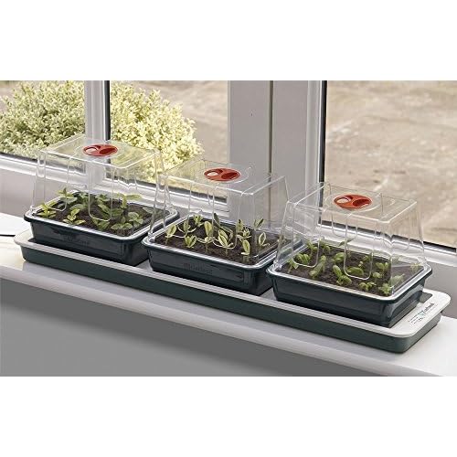 Garland Electric Heated Windowsill Propagator - 3 Trays