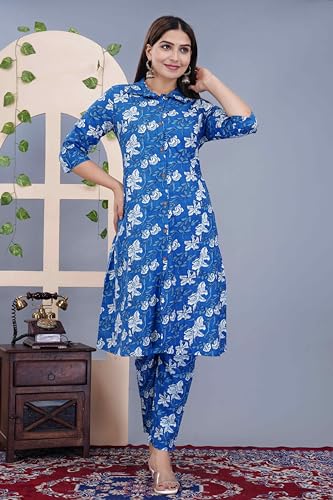 Image of TANISHA Women Co-Ord Set Kurta with Pant Set Outdoor Outfits Wear