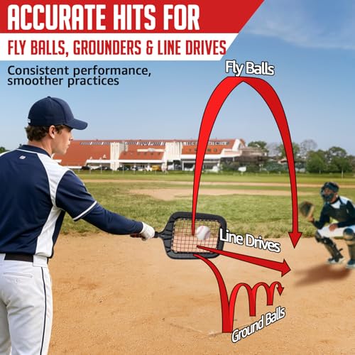 Image of ZEALFEEL Baseball Racket for Fly Balls Pro, 26 OZ Fungo Racket