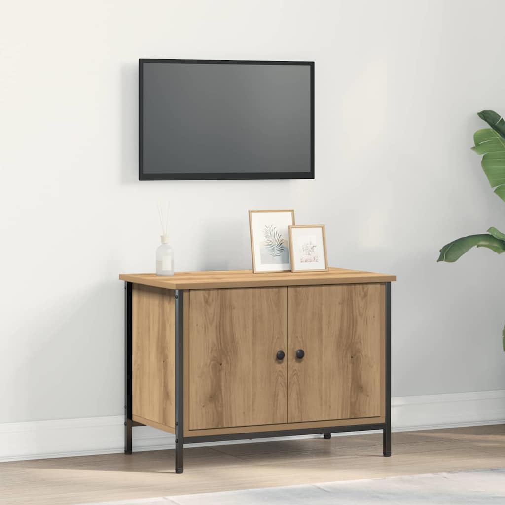 vidaXL Szafka pod telewizor 60 x 35 x 45 cm Dąb rzemieślniczy
