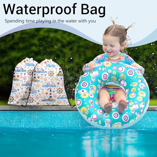 Image of Gymnastics Grip Bag Seaside Sailing Small Drawstring Gym Storage Pouch for Gym Outdoor
