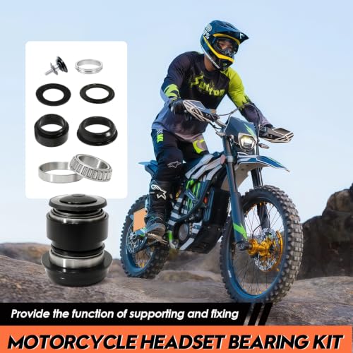 Image of Upgraded Motorcycle Headset Fork Bearing Kit for Surron Light Bee X /S | for Sur Ron Off - Road Dirt Bike Original Motorcycle Accessories, Tapered Roller Bearing Kit, Sur - Ron Parts