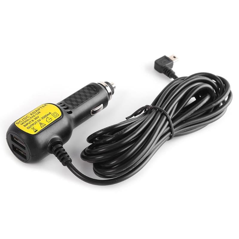 Çakmak mini usb şarj aleti 5 pin çakmak şarj aleti 5 volt 3.5 amper mini usb şarj aleti 2 port usb n