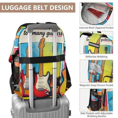 Mochila de viaje grande para escapadas de fin de semana y clases de música 4