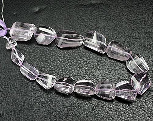 Améthyste rose perles facettées 10-20mm pour DIY loisirs créatifs