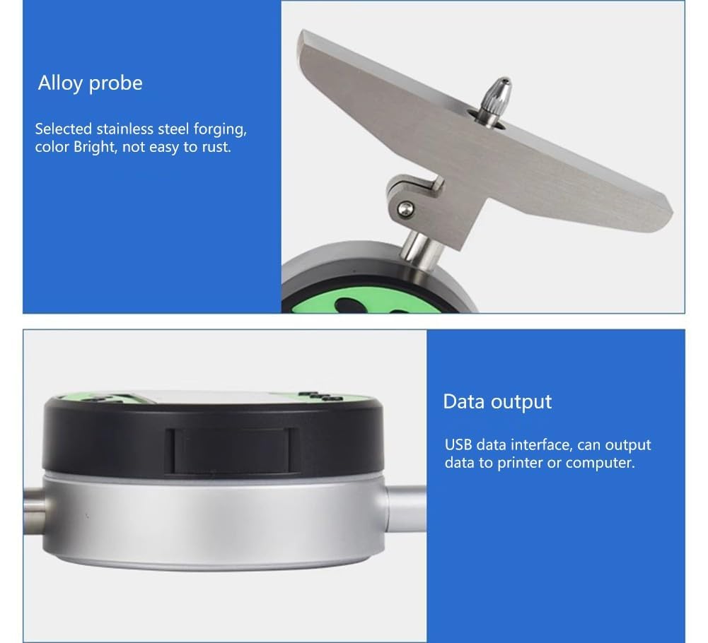 Calibro digitale di precisione in acciaio inossidabile da 0-25 mm per misurazioni accurate di fori e scanalature.
