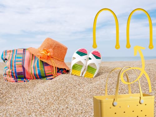 Image of Replacement Straps for S /M Rubber Beach Bag, Replacement Handles with 4 Snaps, EVA Bag Strap Replacement