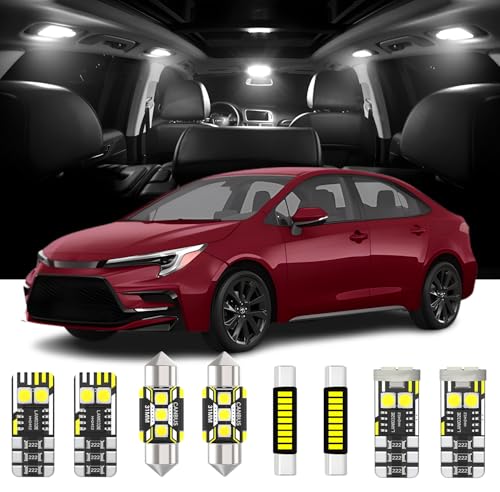 Kit de 6 luces LED interiores para Toyota Corolla 2003-2024 miniatura 1