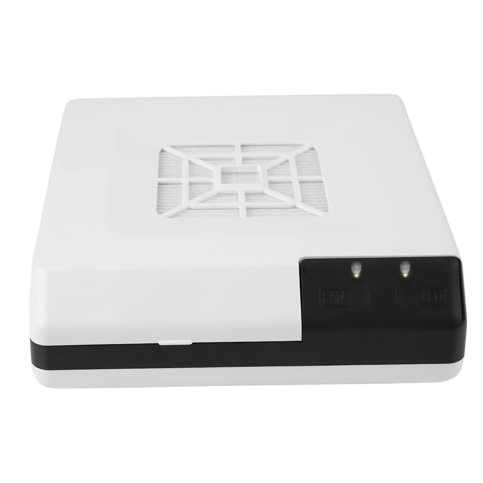 Nagel Staubsauger, 60W 2 IN 1 Salon Saug Staubsammler Maschine Mit LED Licht Starker Power Nail Art Staubsauger Maniküre Staubsauger Maschine, Weiß