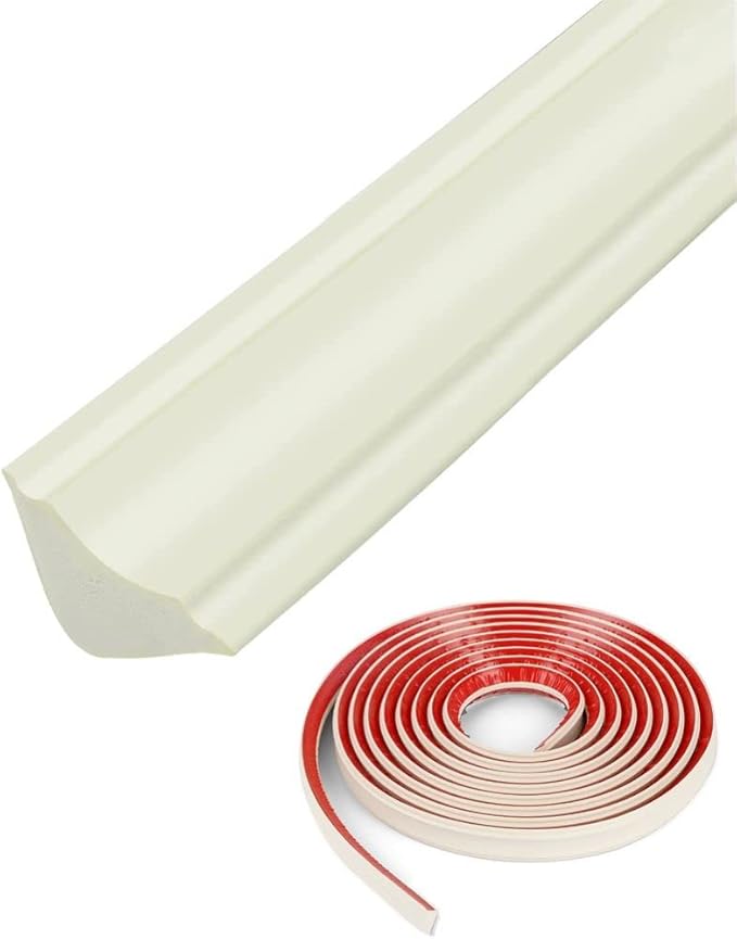 5M Foam Molding Trim SelfAdhesive,Caulk Strip,Edging Trim for Floor