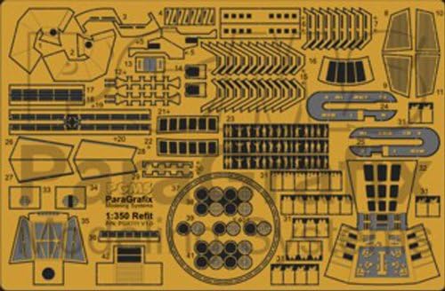 BIBNY Paragrafix -ST REFIT Enterprise ENHANCEMENTS 1:350 PHOTOETCHED - PGX111