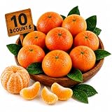 Fresh California Mandarin Oranges, 10 Count – Naturally Sweet & Juicy