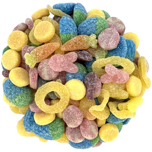 Mezcla de gomitas surtidas ácidas 2 lb miniatura 1