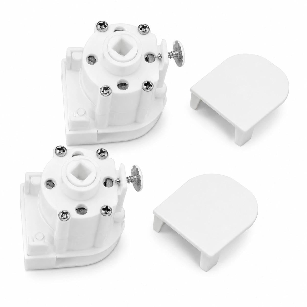 2 Pcs Roman Blind Control Mechanism Units, Roman Blind Chain Control Mechanism Units Accessories, Replacement Roller Blinds Spares for Window Treatments, Roman Blinds Accessories
