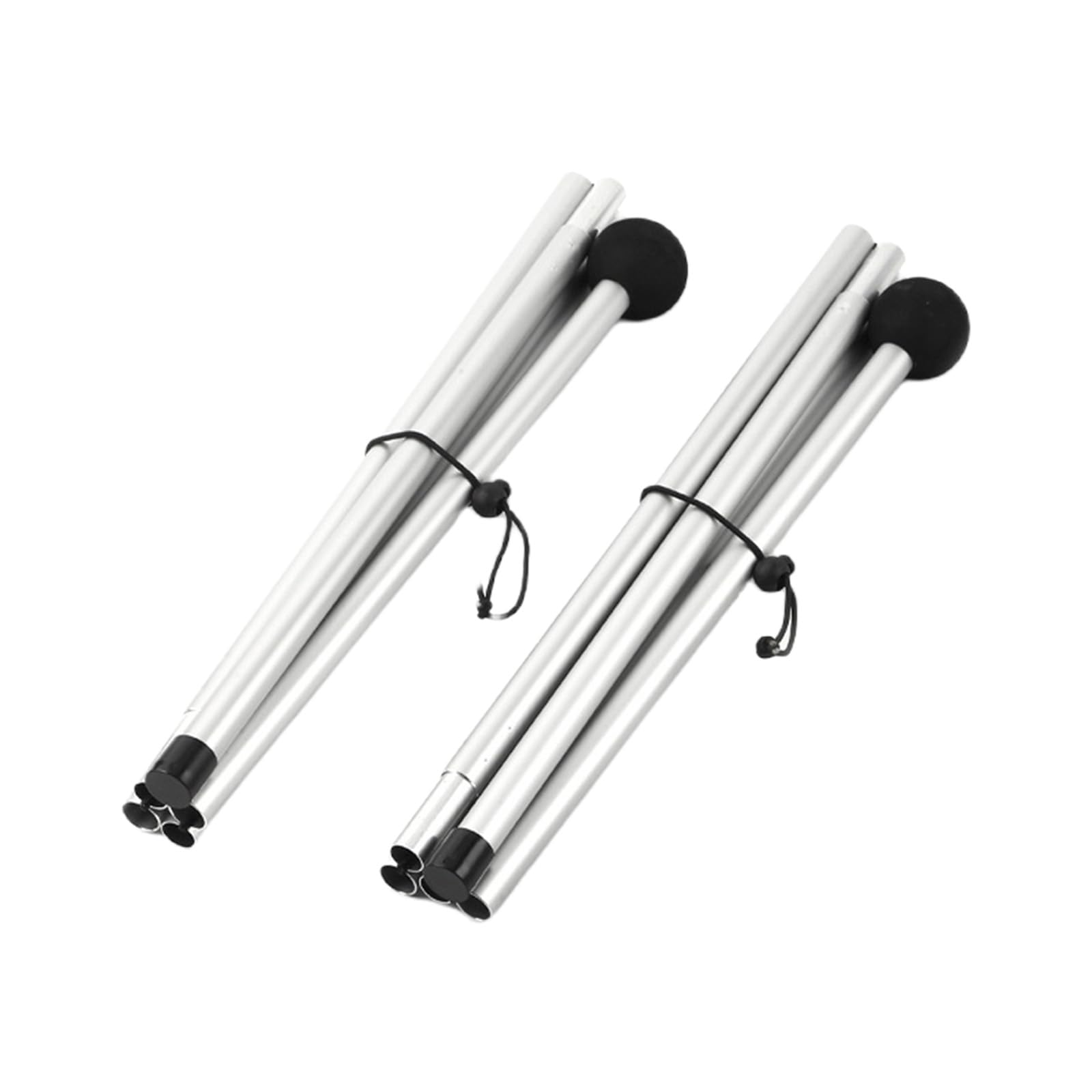 XuQiZZpp 2Pcs Adjustable Length Outdoor Awning Poles Folding Beach Tent Poles Shelter Canopy Rod for Camping Hiking