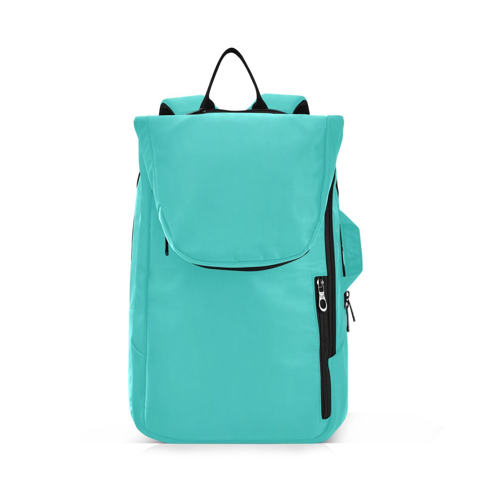 DUOBU Tennis Bag Teal Colored Background Large Waterproof Pickleball Bag for Men and Women Crossbody Backpack for Tennis Badminton Pickleball Racketball