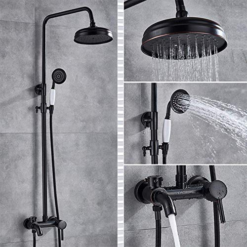 Système de douche ensemble de robinet de douche mural avec mélangeur - 2