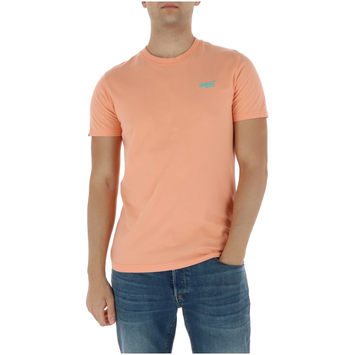 Superdry Men's Orange T-Shirt Essential