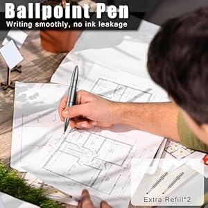 RoverTac 5-in-1 Multitool Pen with LED Light, Glass Breaker, Whistle & Screwdriver, Extra Batteries & Ink Refills, Premium Gift Box – Best EDC Tool Gift for Men, Dads, Husbands & Handymen RoverTac 5 in 1 Multitool Pen with LED Light Glass Breaker Whistle Screwdriver Extra Batteries Ink Refills Premium Gift Box–Best EDC Tool Gift for Men Dads Husbands Handymen