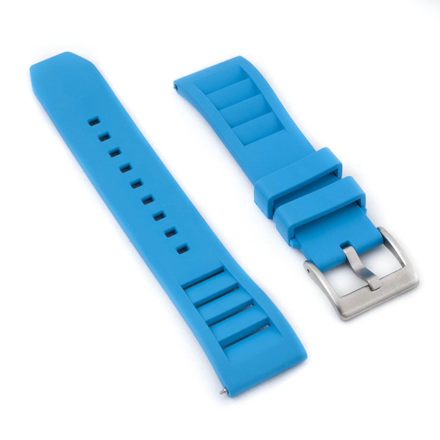 Bracelet de montre caoutchouc 20mm 22mm StrapHabit ventilé - 8