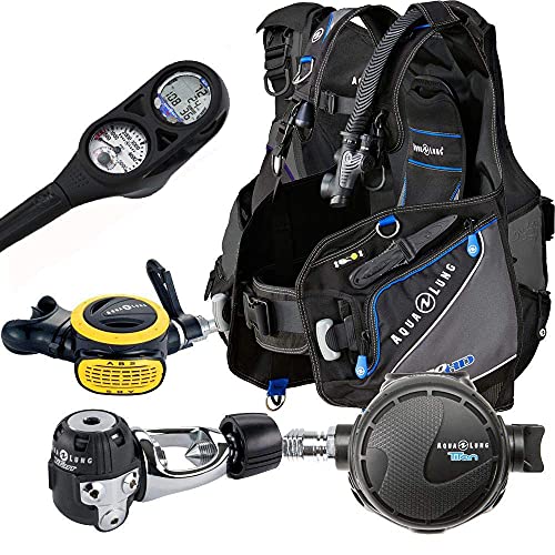 Aqua Lung Pro HD BCD i300C Dive Computer Titan Regulator Package