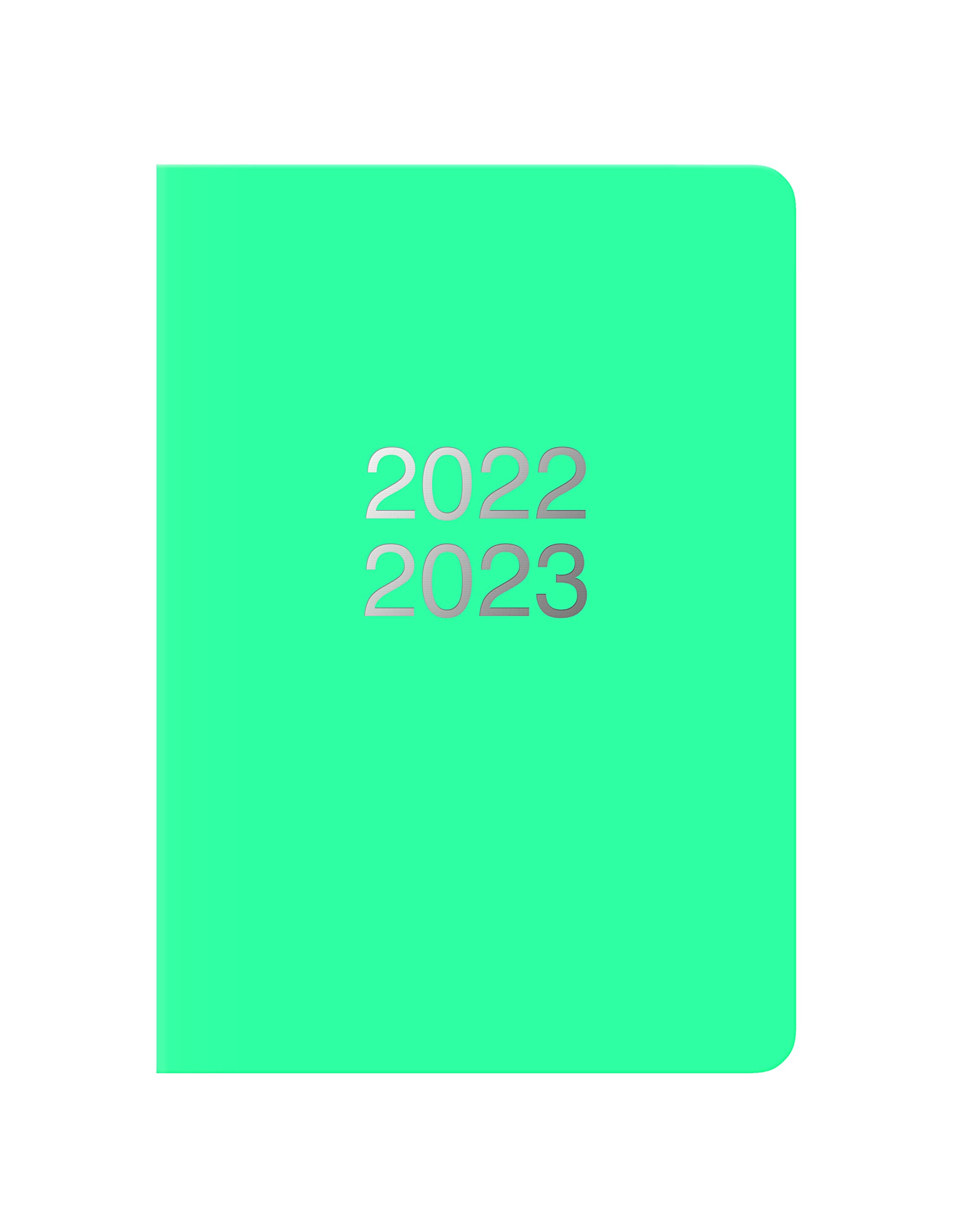 Letts of London A5 Dazzle Week to View 22.23 Academic Diary - Turquoise