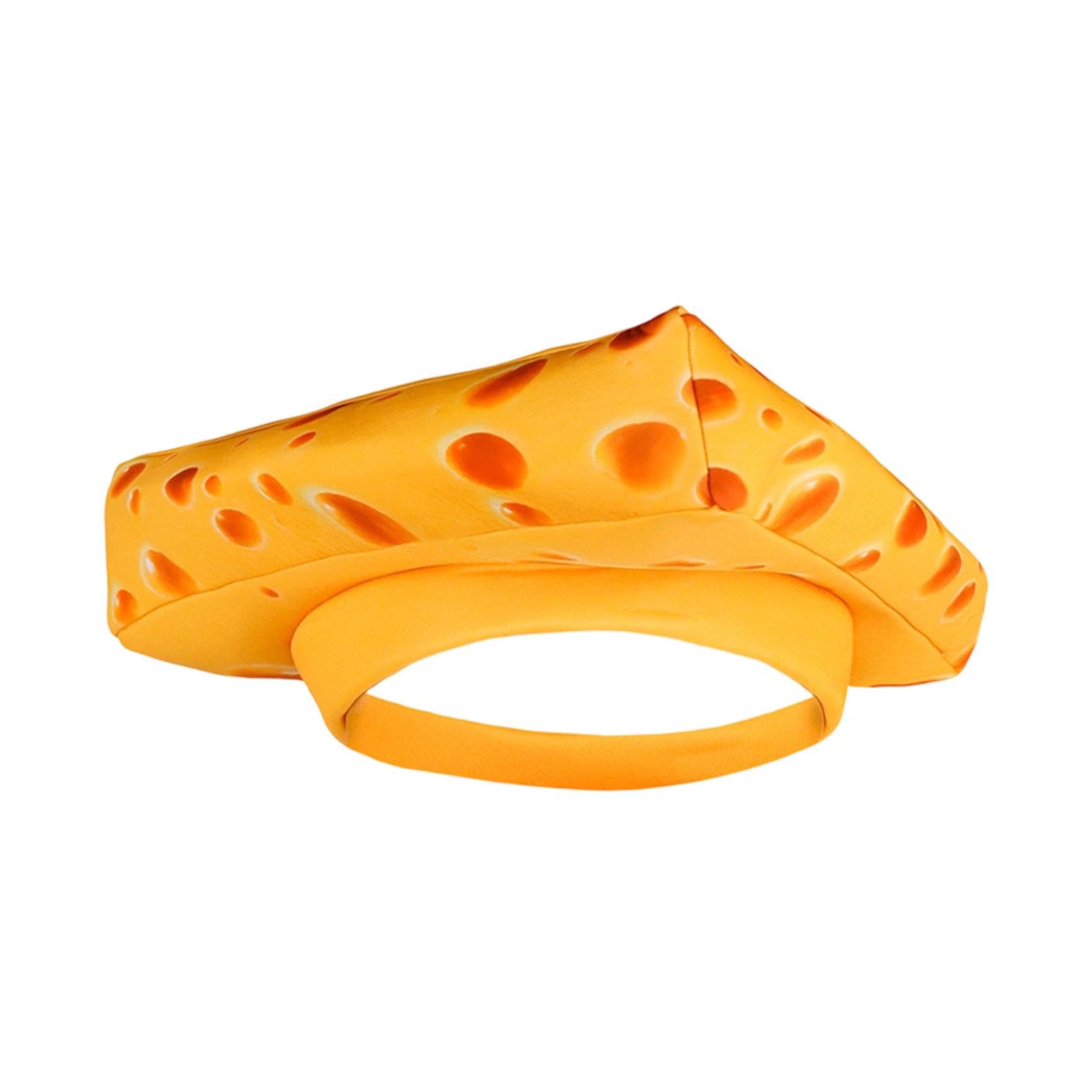 Gorro De Queso Divertido Para Niños Y Adultos – Sombrero Suave De Tarta De Queso Para Halloween, Cosplay Y Fiestas Temáticas