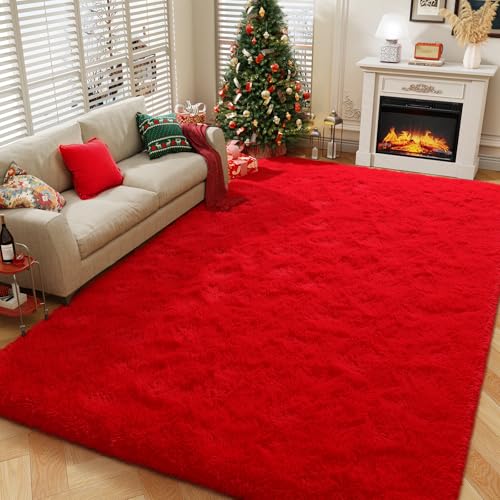 Amearea Premium Soft Fluffy Rug Modern Shag Carpet, 9x12 Feet,
