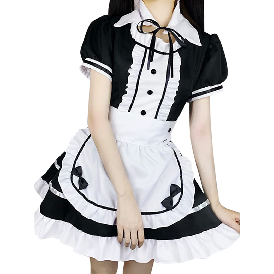 Amazon | 可愛い！メイドコスプレ セクシーロリータメイド服 コスプレ