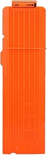 Foam Bullet Clip,Plastic 18 Dart EVA Soft Bullet Clip Darts Orange Toy Accessory for Toy Dart (Orange)