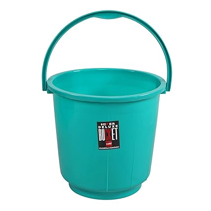 Cello Super DLX Plastic Bucket (21L_Green)