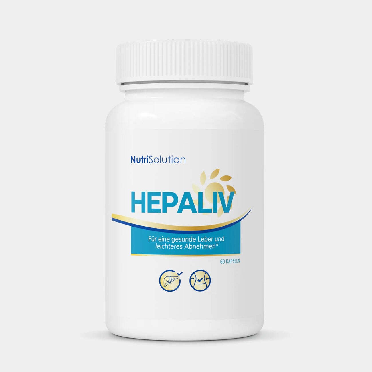 NutriSolution HépaLiv -Kapseln- Detox-Formel mit Mariendistel, Desmodium & Grüntee für gesundheit, Gewichtsmanagement & Fettverbrennung