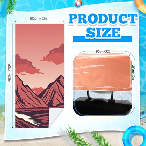 Image of 2 Pack Car Seat Towel Cover with Storage Bag, Death Valley National Park