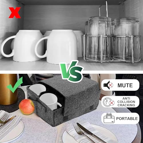 Portavasos para caravan con 6 compartimentos, accesorio para motorhome miniatura 4