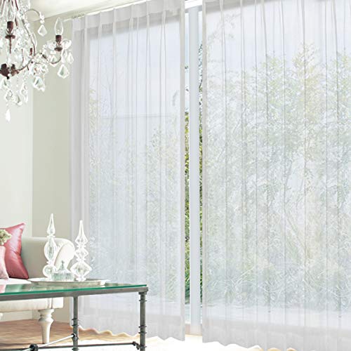 �J�[�e������Ȃ� �uK-wave-L-seethrough voile�v �y�₩�ȓ������{�C�����[�X�J�[�e�� �y�D�����ȃp�X�e���J���[5�F�z ���{�� �h�� �E�H�b�V���u�� �h�����x���t�� �T�C�Y�F�i���j100×�i��j198cm×2���� �F�F�z���C�g/A�t�b