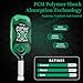 XS XSPAK USAPA Carbon Fiber Pickleball Paddle | T700 Carbon Friction Surface Pickleball Paddle with Shock Absorber | The Pickle Ball Paddle Designed for Unmatched Control and Added Power Green